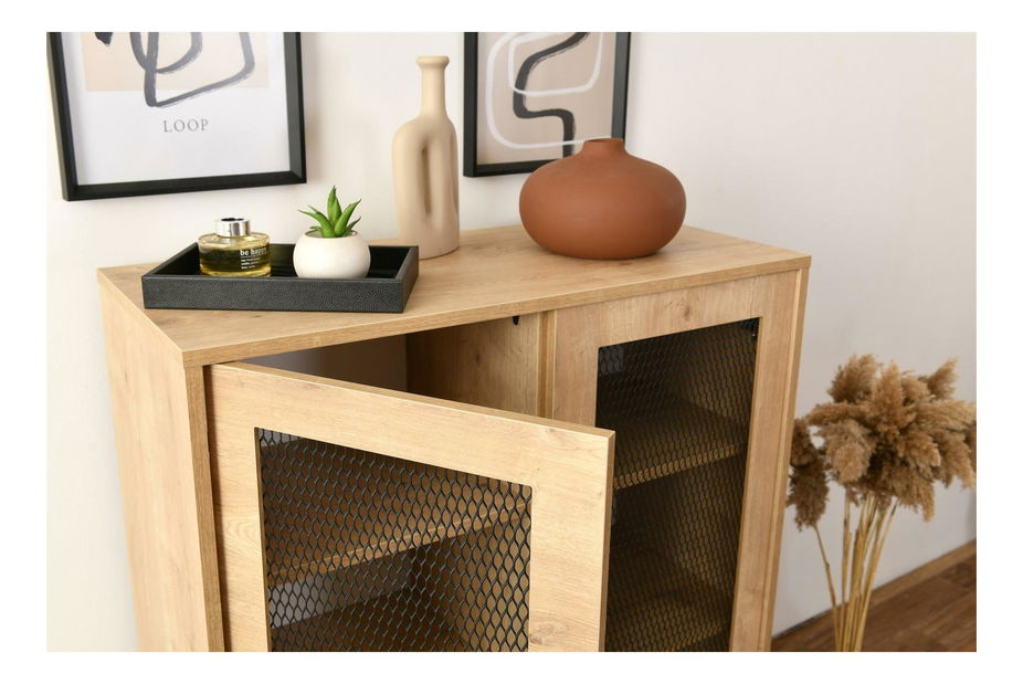 Dulap Masilu 1 (stejar + negru)