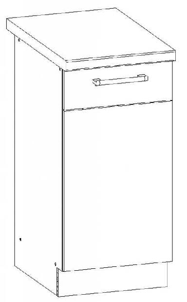 Dolná kuchynská skrinka Modesta MD27 D40