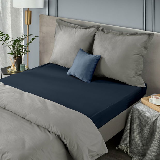 Prestieradlo 160x200 cm Jera (modrá) (1 ks)