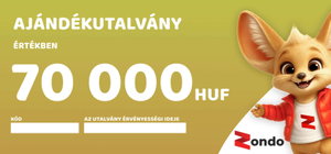 Ajándékutalvány 70000 HUF értékben