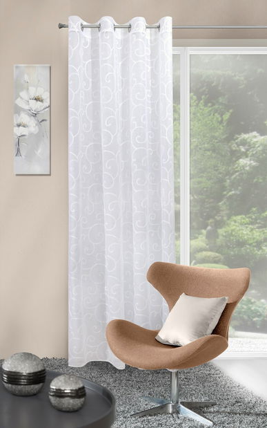 Záclona 140x250 cm Marisa (biela)