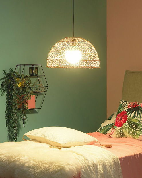 Függő lámpa Senegal (világosbarna)