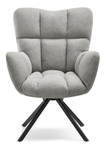 Kreslo Kikino X (sivá + čierna)