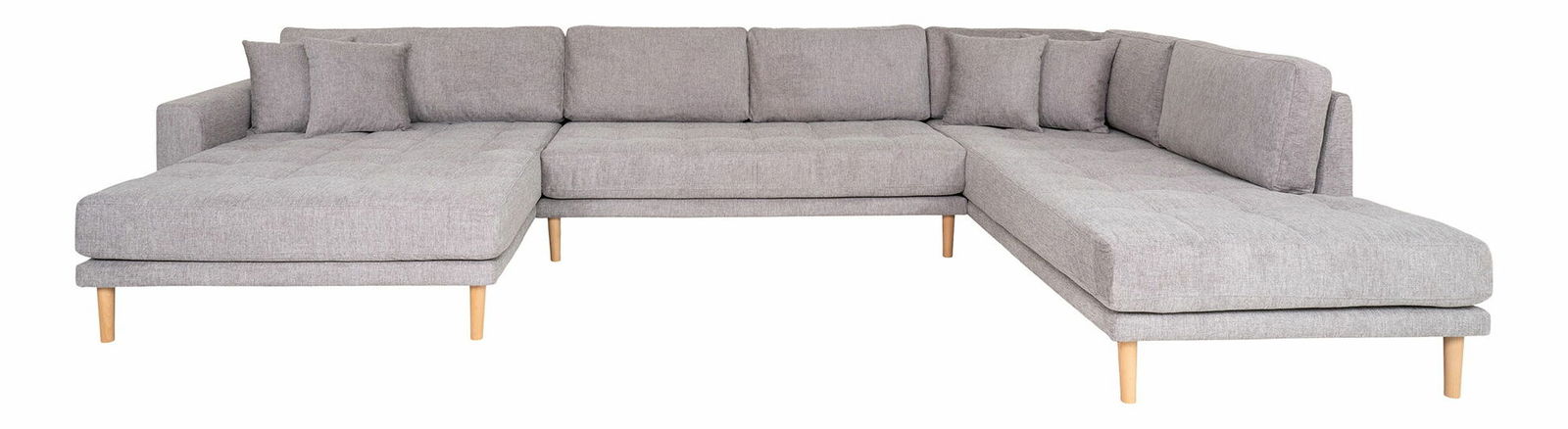 Sarokkanapé szett U alakú (B) Lvaveriaora U (sötétszürke)