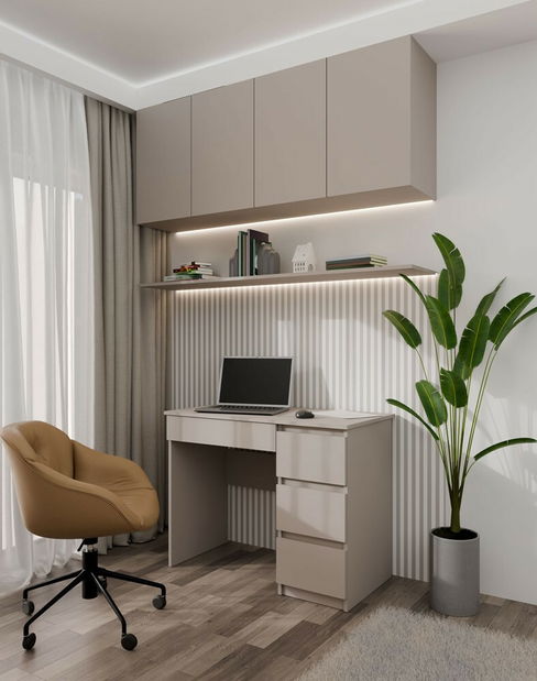 PC stolík Morin 1 (svetlohnedá) (P)