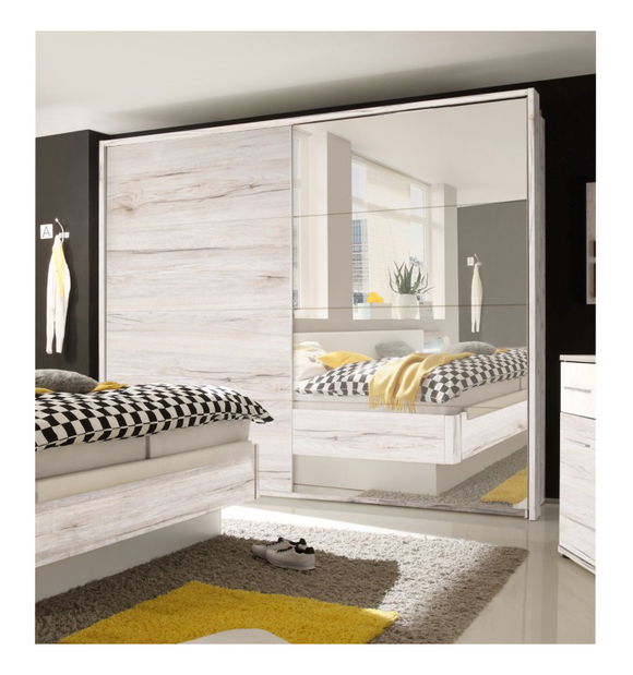 Dulap de haine Kyung (Stejar Alb)