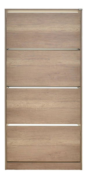 Cipőtároló (cipősszekrény) Skye 1 (világos dió) 