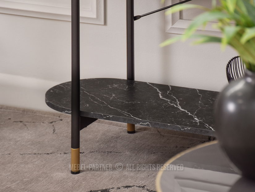 Konzolový stolík Inge (čierna)