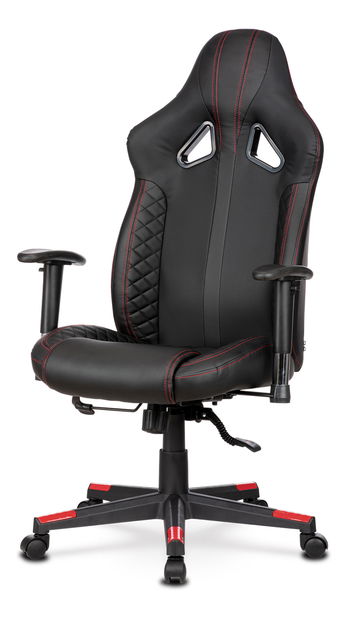 Fotoliu de birou/gaming Yogo-Y316-RED (Negru + roșu)