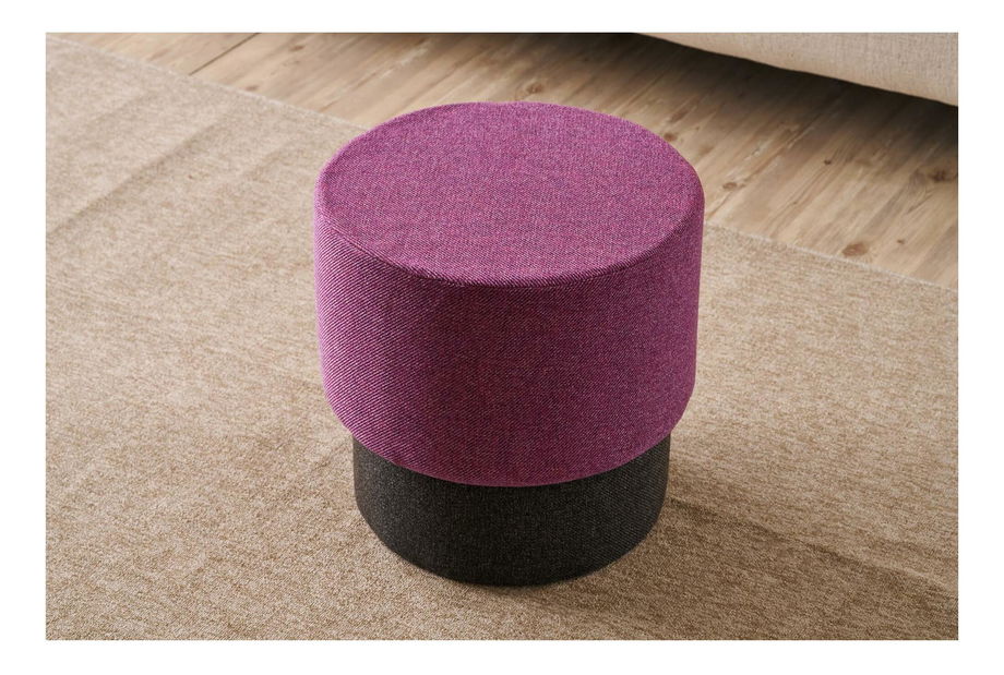 Taburete Patarazzo (Violet + gri închis)