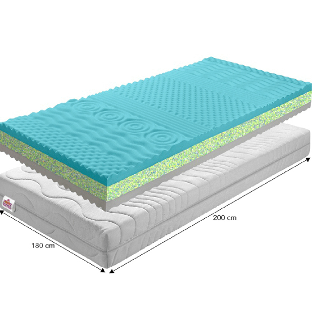 Habszivacs matrac 180 Cm Be Katarína 10 New 