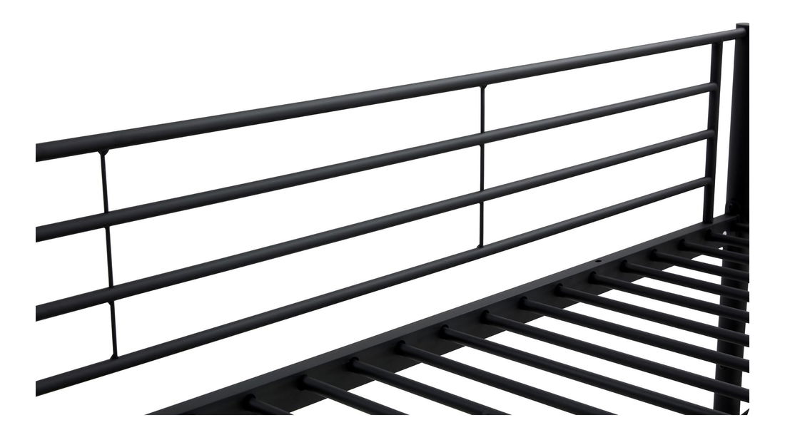 Poschodová posteľ Bueno (čierna)