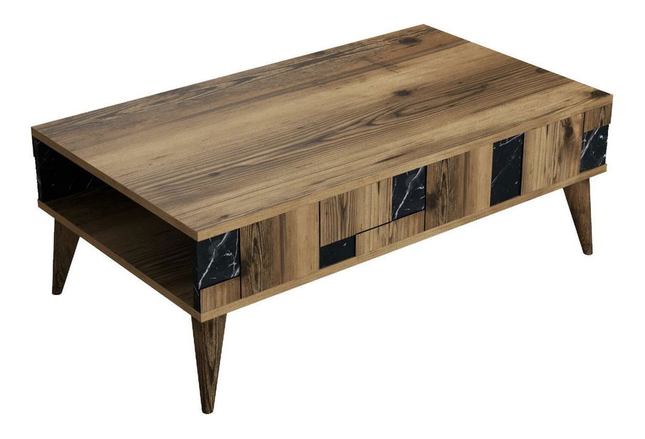 Masă de cafea Madre (Nuc + Negru)