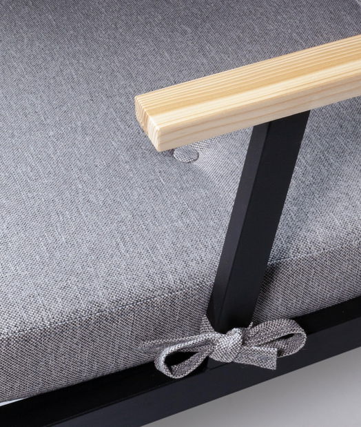 Canapea de grădină 1-loc Algol (gri)