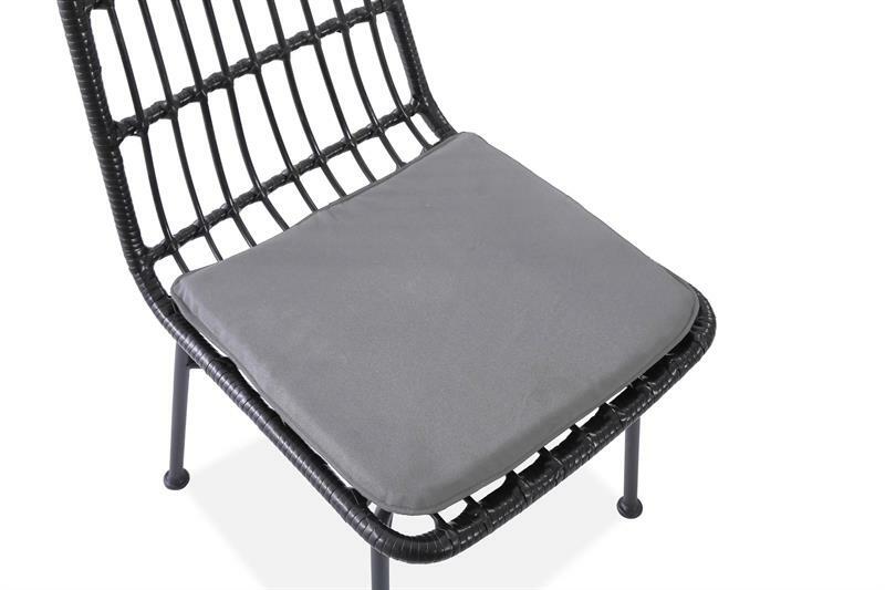 Stolica od ratana Katharine (crna + prirodna)