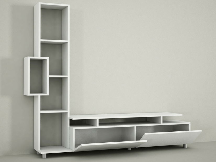 TV asztal/szekrény Tulia (fehér)