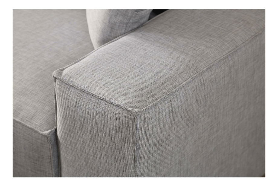 Kutna garnitura Pirlofenzza (s prostorom za odlaganje) (L) (svijetlosiva)