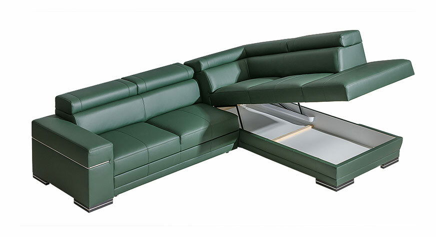 Sarokkanapé Pyrus 1 (zöld) (J)