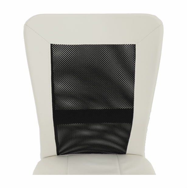 Fotoliu de birou Indi (negru + Alb)