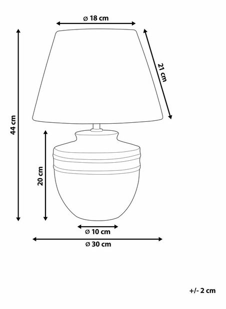 Stolna lampa Tygo (bež) 