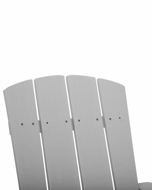 Vrtna stolica sa osloncem za noge Adack (svijetlosiva)