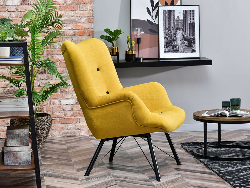 Fotoliu relax Dawntawn (negru)