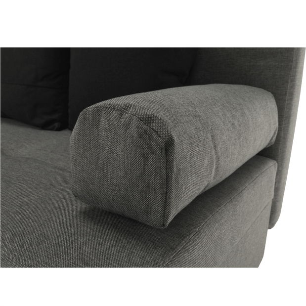 Colțar de grădină Maxius (gri + negru) (S)