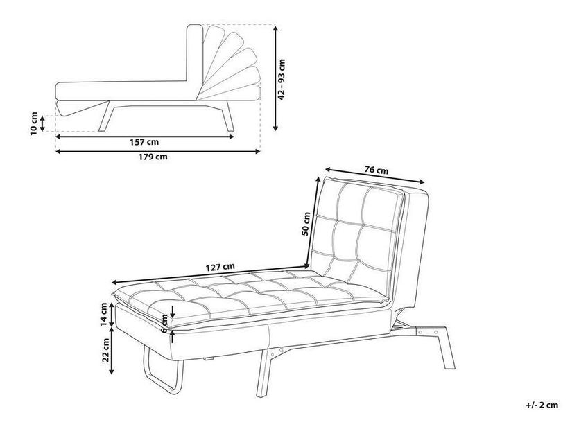 Divan/ Șezlong Loiza (maro)
