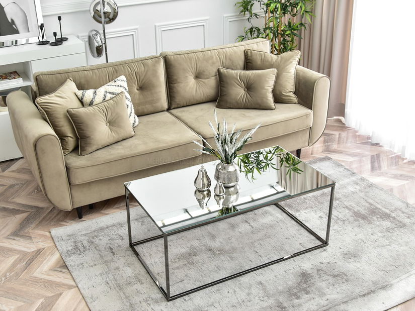 Stolić za kavu Bella Xl (krom + crna)