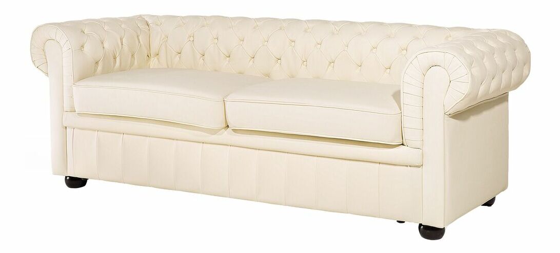 Sedacia súprava CHICHESTER (koža) (béžová) (pre 4 osoby)