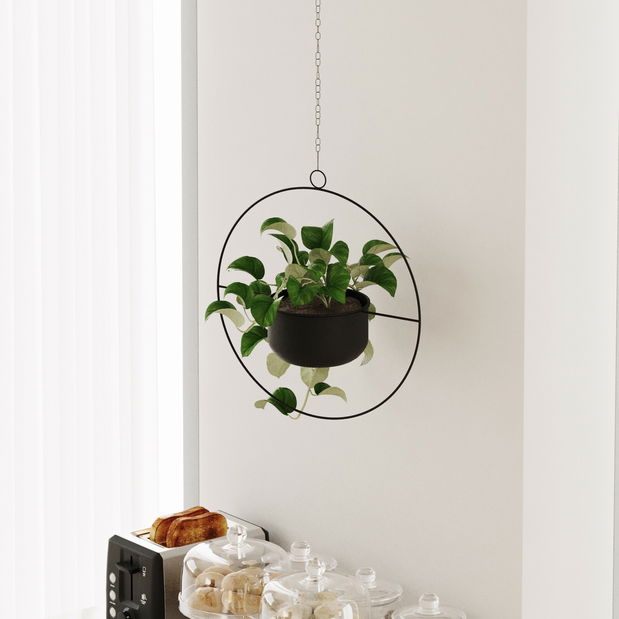 Vas decorativ Paradota (Negru)