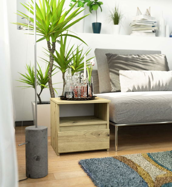 Noptieră Crispian (stejar artisan)