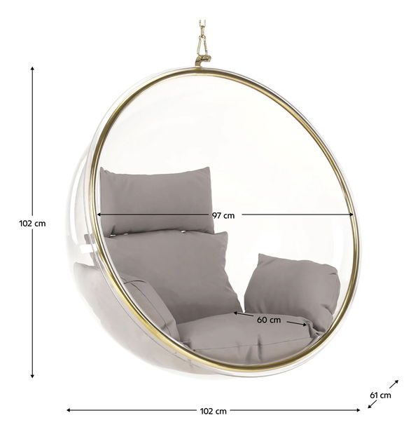 Fotoliu suspendat- Tempo Kondela