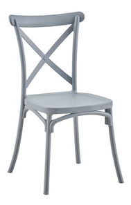 Záhradná stolička Saviva (sivá)