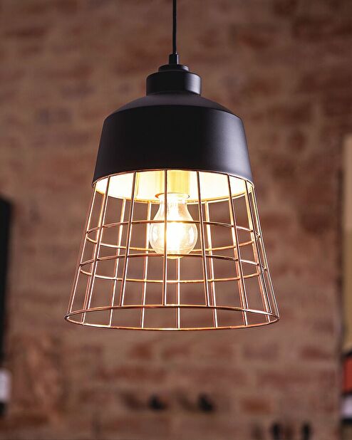 Závesná lampa Montclair (čierna)