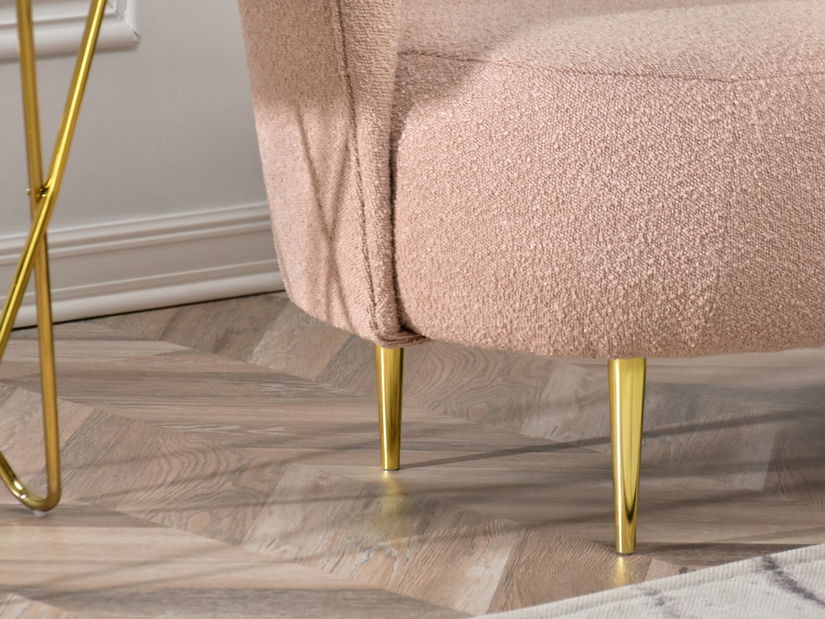 Kétszemélyes kanapé Cadmio 2 (arany)