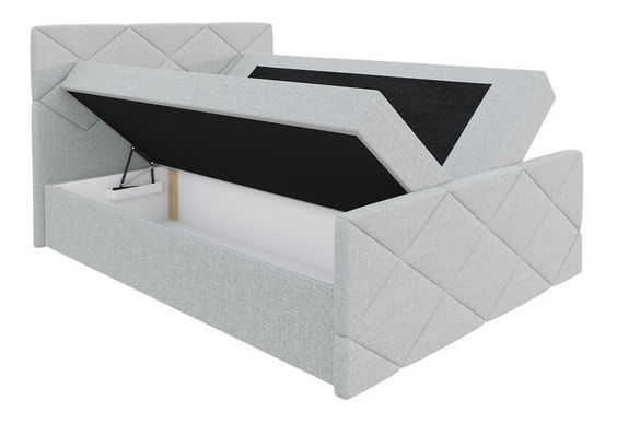 Pat matrimonial 180 cm Guli (bej deschis)