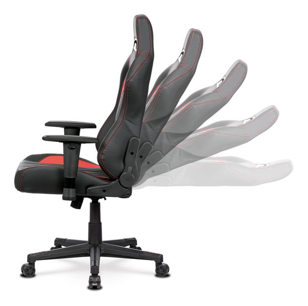 Irodai/játékos szék Farello-F06-RED (fekete + piros)