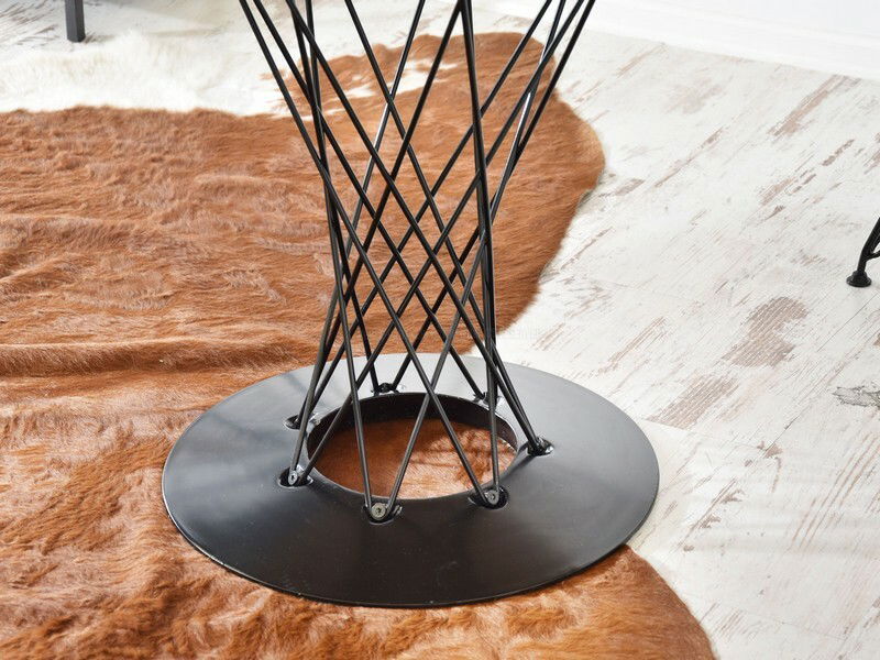 Étkezőasztal Torpedo (hamuszürke + fekete)