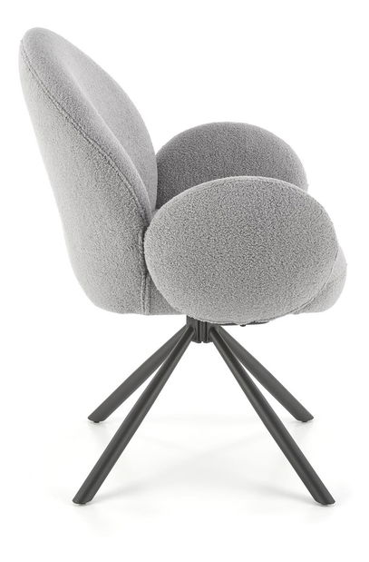 Blagovaonska stolica Kit (siva)