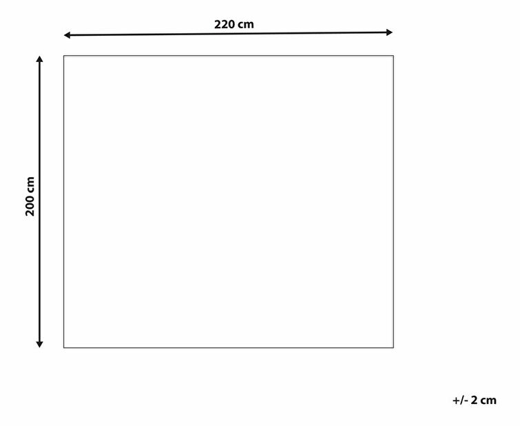 Deka 200 x 220 cm Breeze (modrá)