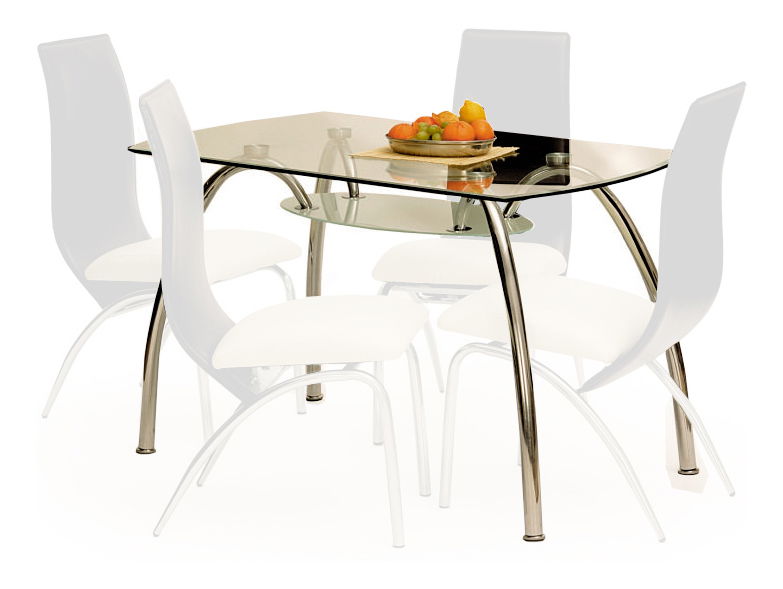 Étkezőasztal Cecilia (4 fő részére) (átlátszó)