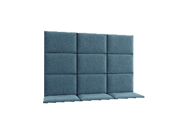 Set 12 tapeciranih panela Quadra 180x120 cm (mentol)