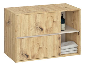 Kúpelňová skrinka Vambos W90UM 2SZ 2P (dub artisan + kašmír)