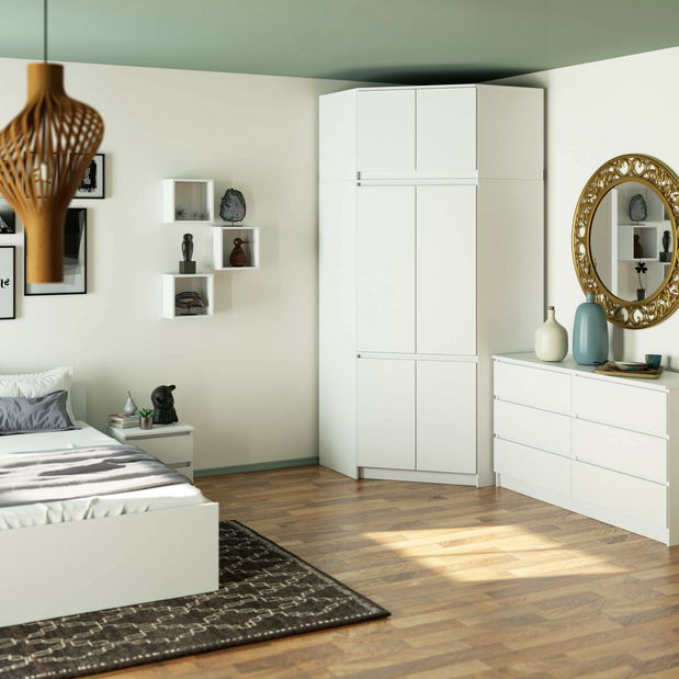 Suprastructură dulap Dijera (alb)