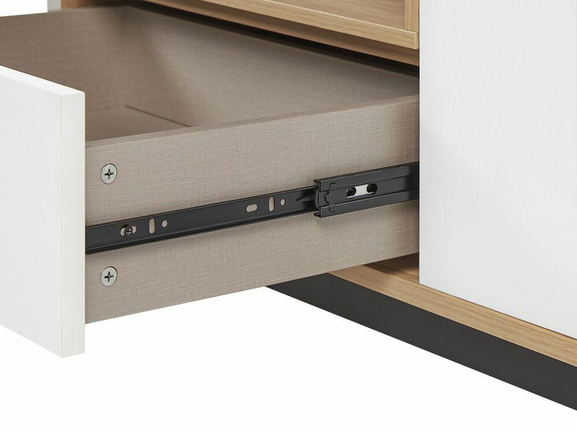 TV stolić/ormarić IMPERA (hrast + bijela)