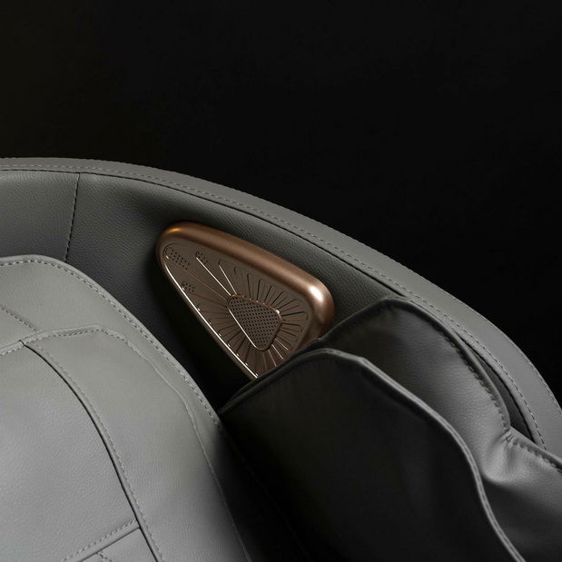 Masážne kreslo Visita Max (sivá) 