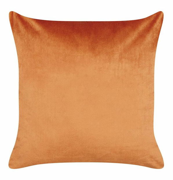 Sada 2 ozdobných vankúšov 45 x 45 cm Crocy (oranžová)