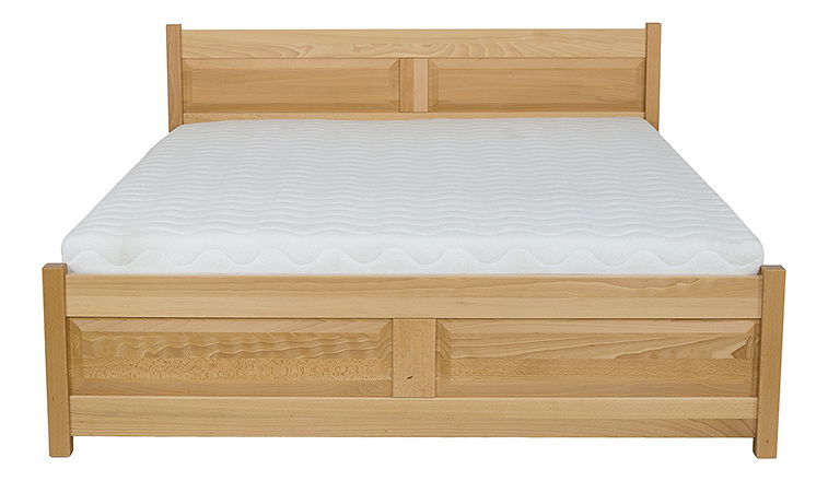 Manželská posteľ 180 cm LK 109 (buk) (masív)