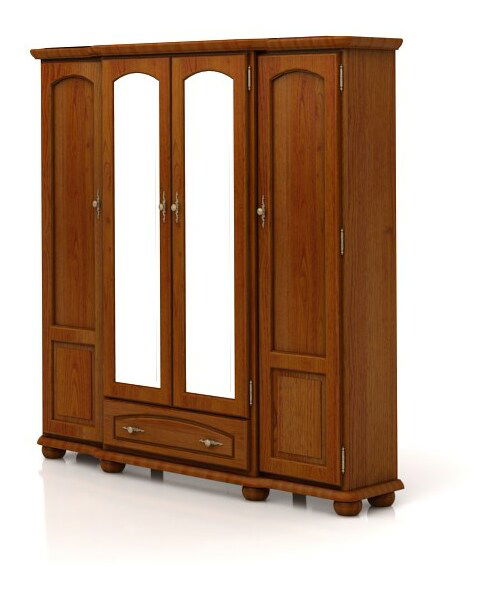 Šatníková skriňa BRW BAWARIA DSZF 4D1S